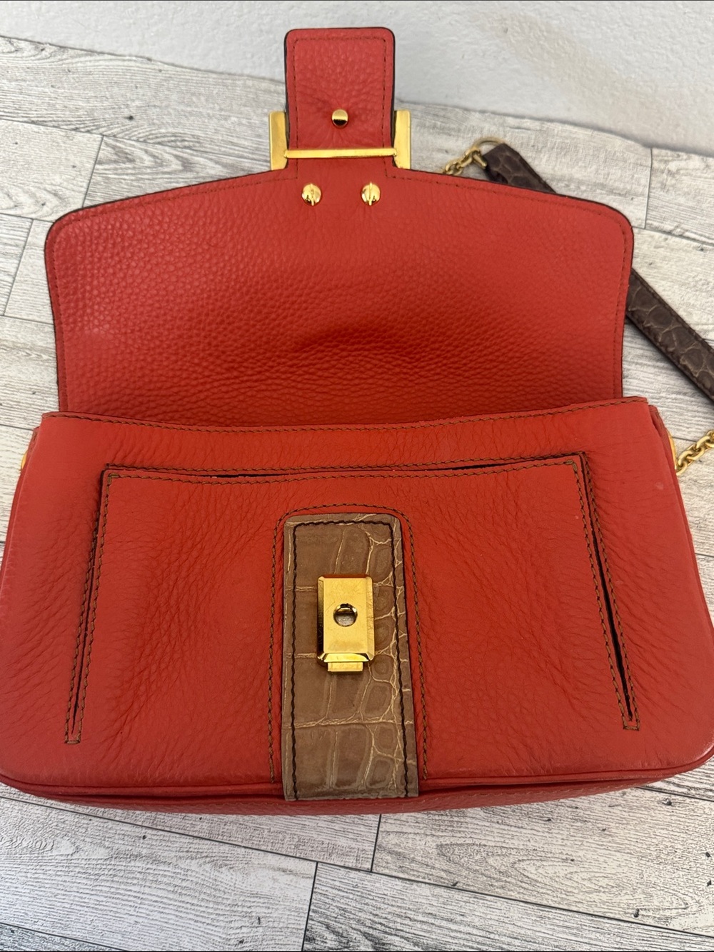MCM Leather Colorblock Crossbody/Shoulder Bag - Picture 8 of 15